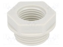 Reduction of threads for glands; Int.thread: M16; polyamide