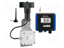 Anemometer; LCD 3"; Velocity measuring range: 1÷50m/s; IP65