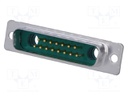 Special D-Sub; PIN: 17(2+15); plug; male; w/o special terminals