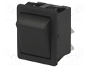 ROCKER; DPST; Pos: 2; OFF-ON; 16A/250VAC; black; none; Body: black