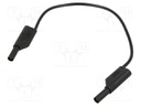 Test lead; 32A; banana plug with axial socket 4mm,both sides
