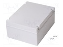 Enclosure: multipurpose; X: 308mm; Y: 388mm; Z: 179mm; SCABOX; grey