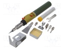 Soldering iron: gas; 1300°C; Tip temp: 500°C; 20ml