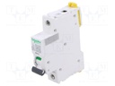 Circuit breaker; 230VAC; Inom: 10A; Poles: 1; Charact: B; 6kA; IP20