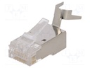 Plug; RJ45; PIN: 8; Cat: 6,6a,7,7a; shielded; Layout: 8p8c; crimped