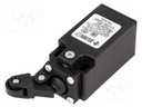 Limit switch; angled lever with roller,rubber seal; NO + NC