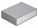 Enclosure: with panel; X: 225mm; Y: 165mm; Z: 65mm; ABS; dark grey