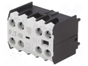 Auxiliary contacts; Series: DILEM,DILER; Leads: screw terminals