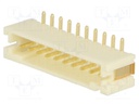 Socket; wire-board; male; 2mm; PIN: 10; SMT; 1A; tinned; -25÷85°C
