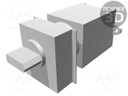 Switch: ammeter cam switch; Stabl.pos: 4; 16A; 0-L1-L2-L3; Pos: 4