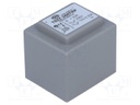 Transformer: encapsulated; 3VA; 230VAC; 12V; 0.25A; Mounting: PCB