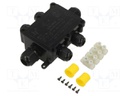 Connector: AC supply; screw terminal; IP68; Body: black