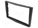 Radio frame; Opel; 2 DIN; black