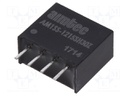 Converter: DC/DC; 1W; Uin: 10.8÷13.2V; 15VDC; Iout: 67mA; SIP4; 1.5g