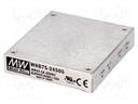 Converter: DC/DC; 75W; Uin: 18÷36VDC; Uout: 5VDC; Iout: 15A; THT