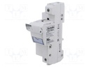Fuse base; 22x58mm; for DIN rail mounting; 125A; 690VAC; Poles: 1