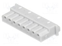 Plug; wire-board; female; SPOX; 2.5mm; PIN: 8; w/o contacts; 250V