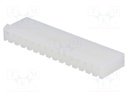 Plug; wire-board; female; 3.96mm; PIN: 15; w/o contacts; for cable