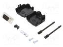 D-Sub; PIN: 9; plug; male; stamped and formed contacts; straight