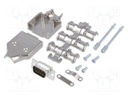 D-Sub; PIN: 9; plug; male; turned contacts; straight; soldering