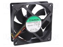 Fan: DC; axial; 24VDC; 120x120x38mm; 322.8m3/h; 54dBA; ball bearing