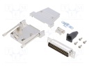 D-Sub; PIN: 25; plug; male; shielded,turned contacts; straight