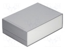 Enclosure: with panel; X: 260mm; Y: 180mm; Z: 85mm; ABS; dark grey