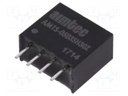 Converter: DC/DC; 1W; Uin: 4.5÷5.5V; 3.3VDC; Iout: 303mA; SIP4; 1.8g