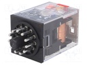 Relay: electromagnetic; 3PDT; Ucoil: 230VAC; 10A/250VAC; 10A/30VDC