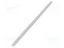 Closed cable trunkings; white; L: 1.1m; GOOBAY-90782; W: 33mm
