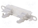 Fuse holder; cylindrical fuses; 5x20mm; Imax: 6.3A; tinned; 250VAC
