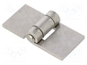 Hinge; Width: 60mm; stainless steel; H: 30mm