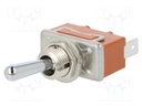 Switch: toggle; Pos: 2; SPDT; ON-ON; 15A/250VAC; 15A/30VDC; -25÷85°C