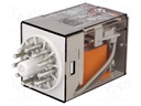 Relay: electromagnetic; 3PDT; Ucoil: 24VAC; 10A/250VAC; 10A/30VDC