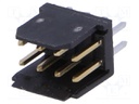 Socket; wire-board; male; PIN: 8; 2.54mm; THT; DUBOX; 3A; gold-plated
