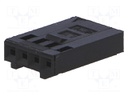 Plug; wire-board; female; AMPMODU MOD IV; 2.54mm; PIN: 4; for cable
