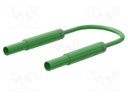 Test lead; 32A; banana plug 4mm,both sides; insulated; Len: 1m
