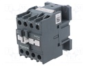 Contactor: 3-pole; NO x3; Auxiliary contacts: NO; 230VAC; 38A; DIN