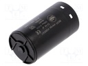 Capacitor: electrolytic; 64uF; Ø45.5x84mm; ±10%; M8 screw; 330VAC
