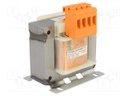 Transformer: mains; 60VA; 400VAC; 230V; Leads: terminal block; 1kg