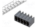 Connector: pluggable terminal block; OQ; 10A; 300V; socket; male