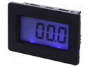 Mounting; LCD 3,5 digit 13mm,with a backlit; VDC: 0÷200mV