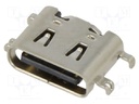 Socket; USB C; SMT