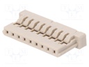 Plug; wire-board; female; DF14; 1.25mm; PIN: 9; w/o contacts