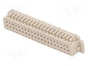 Plug; wire-board; female; DF13; 1.25mm; PIN: 40; w/o contacts