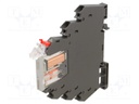 Relay: interface; SPDT; Ucoil: 230VAC; 6A; 6A/250VAC; 6A/30VDC; DIN
