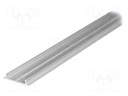 Profiles for LED modules; surface; natural; L: 2m; aluminium