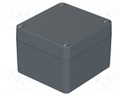 Enclosure: multipurpose; X: 75mm; Y: 80mm; Z: 57mm; polyamide; grey