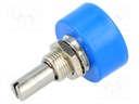 Potentiometer: shaft; single turn; 5kΩ; ±15%; 1W; linear; 6.35mm