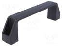 Handle; Mat: technopolymer (PA); black; H: 50mm; L: 179mm; W: 28mm